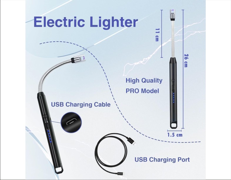 USB Electric Kitchen Gas Lighter 